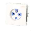 DATA Socket with Grounding and Key BMGD1.01/11 Basic Module White