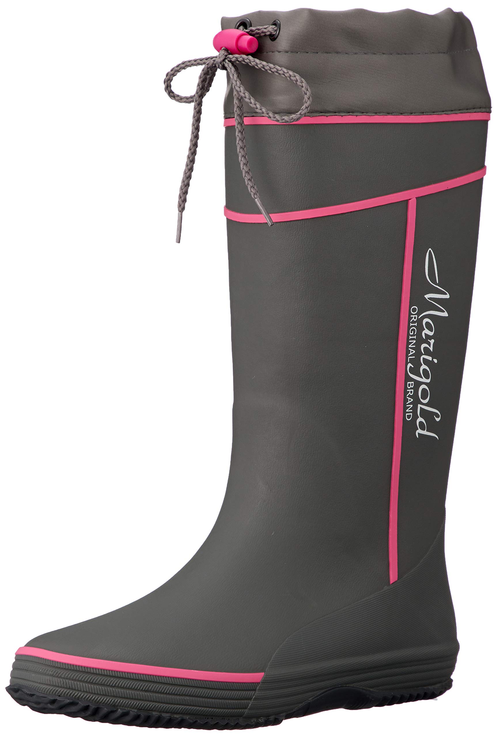 

Okamoto Marigold Rain Boots with Size 24cm RL-1901 Women s Cover, Gray, серый