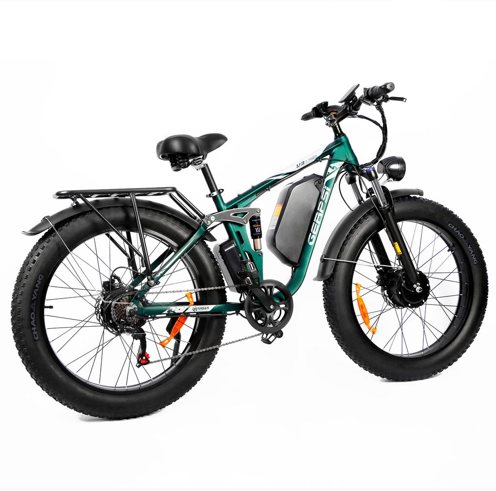 Baolujie DP2603 Doppio Motore 52V 3000W Freni a Disco Idraulici Batteria al Litio da 1664Wh a Lunga Autonomia Telaio a Quattro Bracci