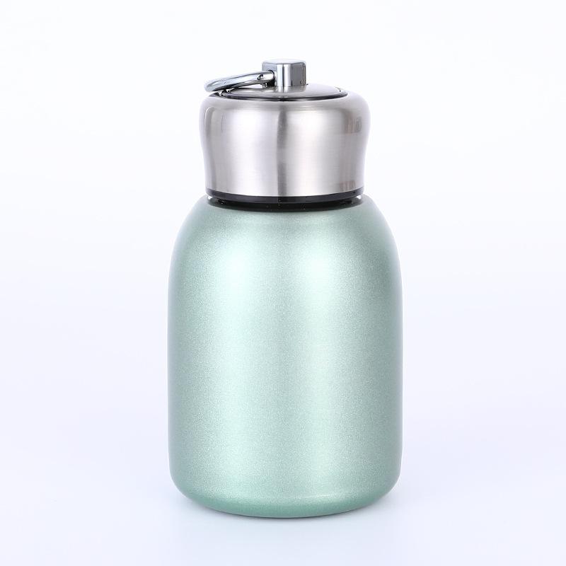 304 Stainless Steel Small Fat Ding Thermos Cup Color Mini Cute Male and Female Students Water Cup Small Capacity Thermos Cup