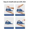 Whale-Shaped Slow Feeder Dog Toy Press-Activated Transparent Window Treat Dispensing Dog Toys Anti-slip Base Adjustable Hole