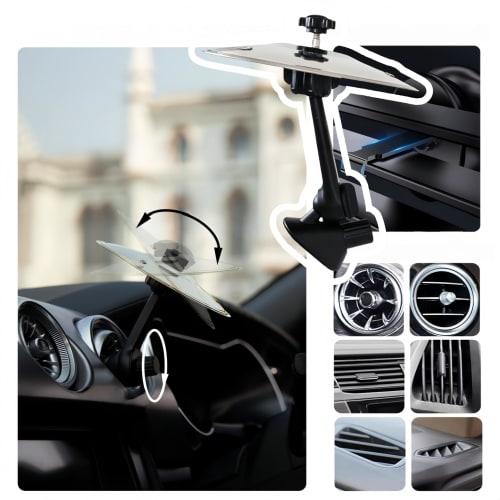 AkNebriax Auto Becken Lüftungsschlitz, Mini Trommel Auto Lüftung Becken, Clip-on Crash Becken, Einfache Installation, Einstellbarer Winkel, Auto Crash Becken Lüftungsschlitz, Lustig