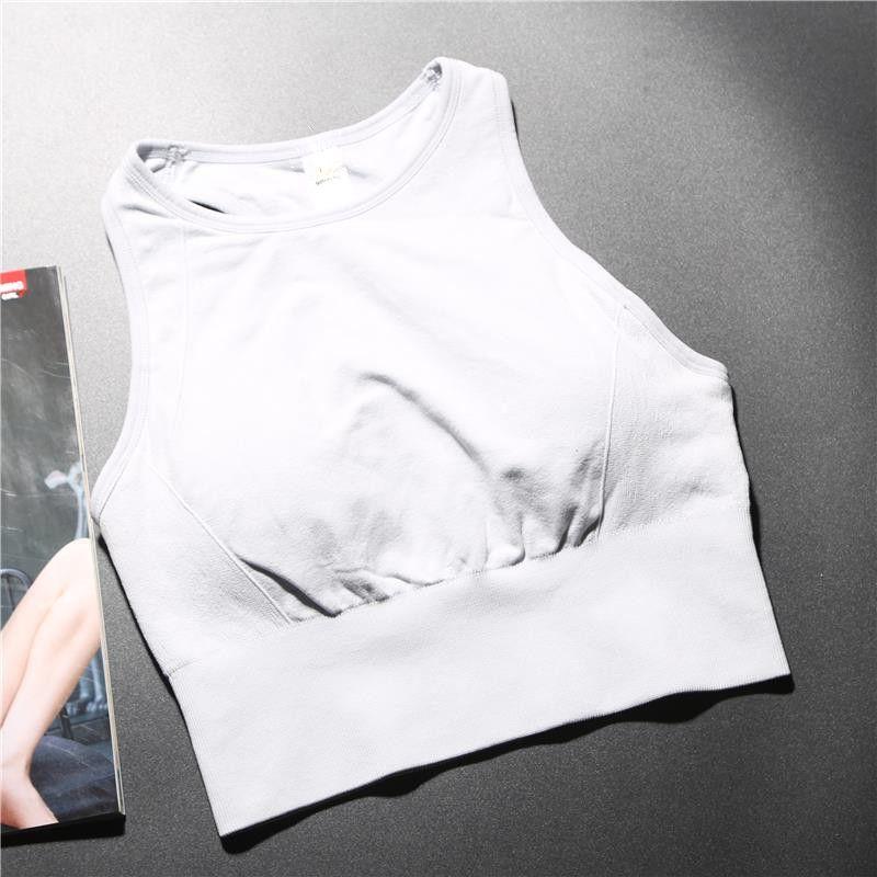 Autumn and Winter Quick-Drying Anti-Sagging High-Neck Bra Sports Underwear