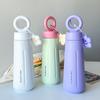 High Value Simple Girls Stainless Steel Thermos Cup Flower Handle Thickened Vacuum Outdoor Portable Travel Water Cup