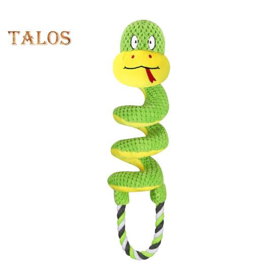 

Пищащая игрушка для жевания собак с хрустящей бумагой, плюшевая игрушка в форме жирафа/змеи, перетягивание каната, интерактивная мягкая игрушка для маленьких, средних и больших собак Snake