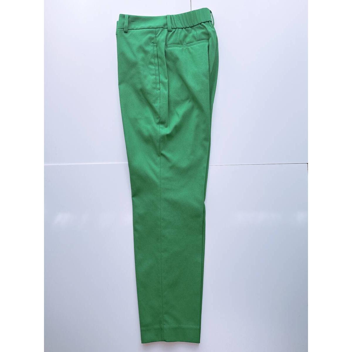PLST Plaste Women s Pants, Beautiful Pants, Center Press, Colored Pants, Size S, Green, Linen