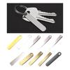 Anti-Loss Car Keychain Blank Plate Keyring Handbag Charm Creative Keychain Pendant Bag Decorations for Woman