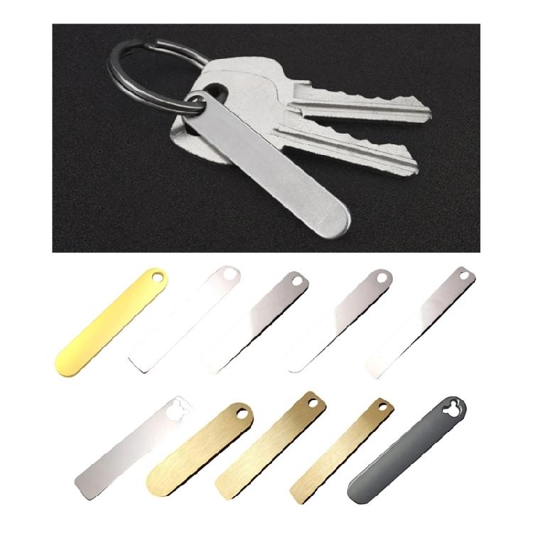 Anti-Loss Car Keychain Blank Plate Keyring Handbag Charm Creative Keychain Pendant Bag Decorations for Woman