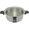 Urushiyama Metal Industry Spine SPN-23SM Steamer, 23cm, Induction Compatible, Stainless Steel, Made In Japan
