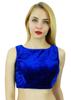 Phagun Indická designová sárí halenka Bollywoodská dámská crop top etnická čoli