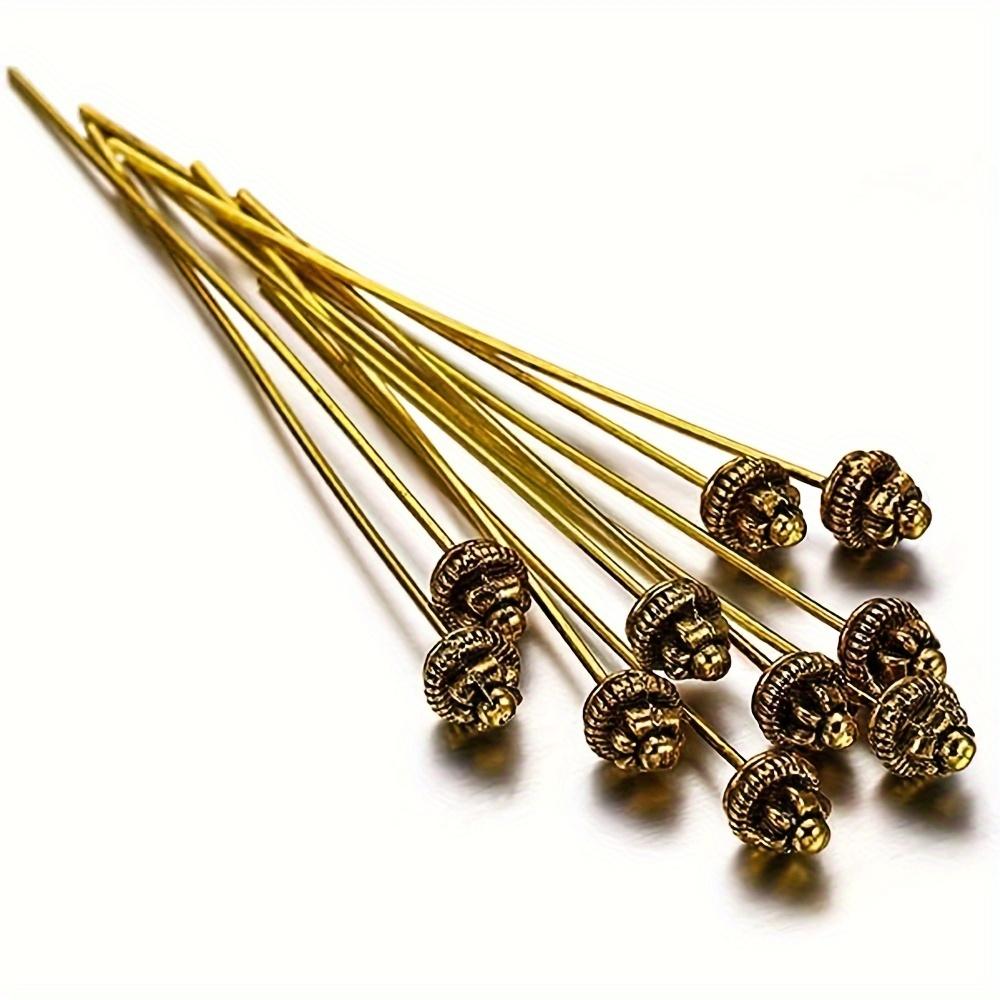 10pcs Retro Silvery Golden 54mm