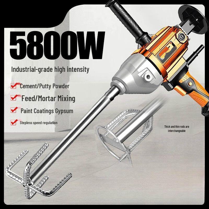 HaiAoDe High Power Industrial Mixer Drill CN Plug (adapter Included)