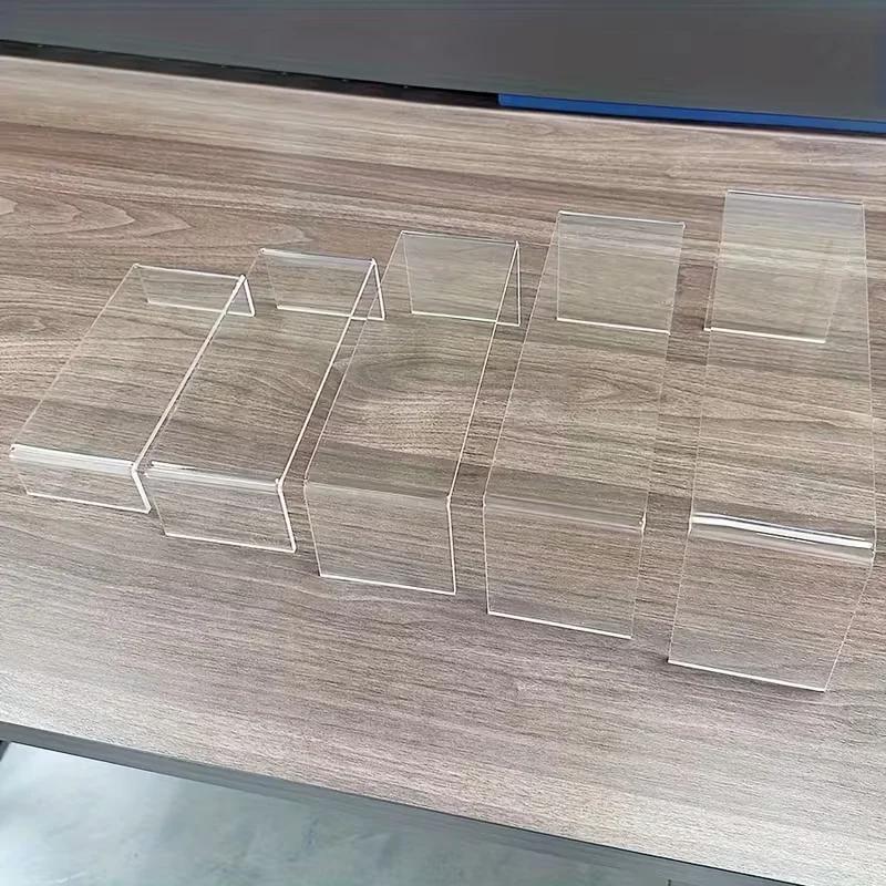 Clear Acrylic Riser Display Stand for Jewelry Figures Cupcake Candy Dessert Showcase Shelf - Store Display Accessory