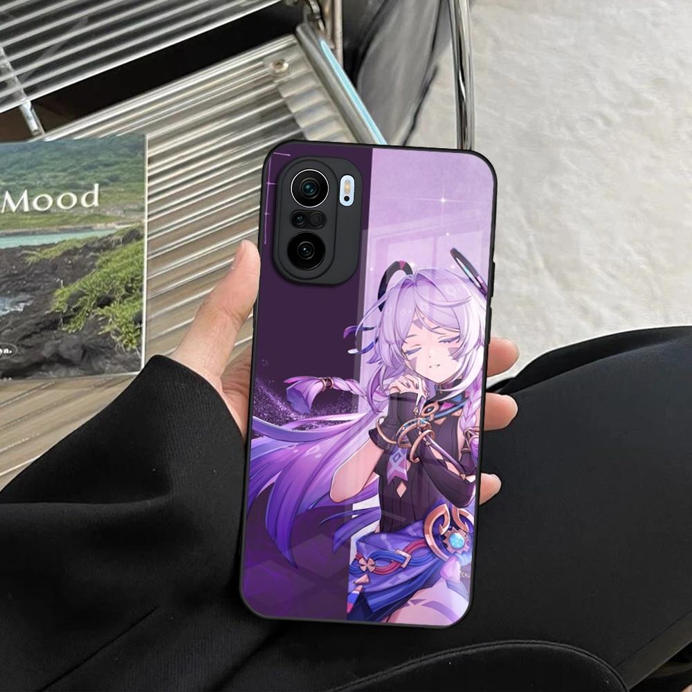Genshin Impact Game Citlali Phone Case for Xiaomi Redmi Note 14 13 12 11 Ultra Pro Lite 5G Toughened Glass Cover