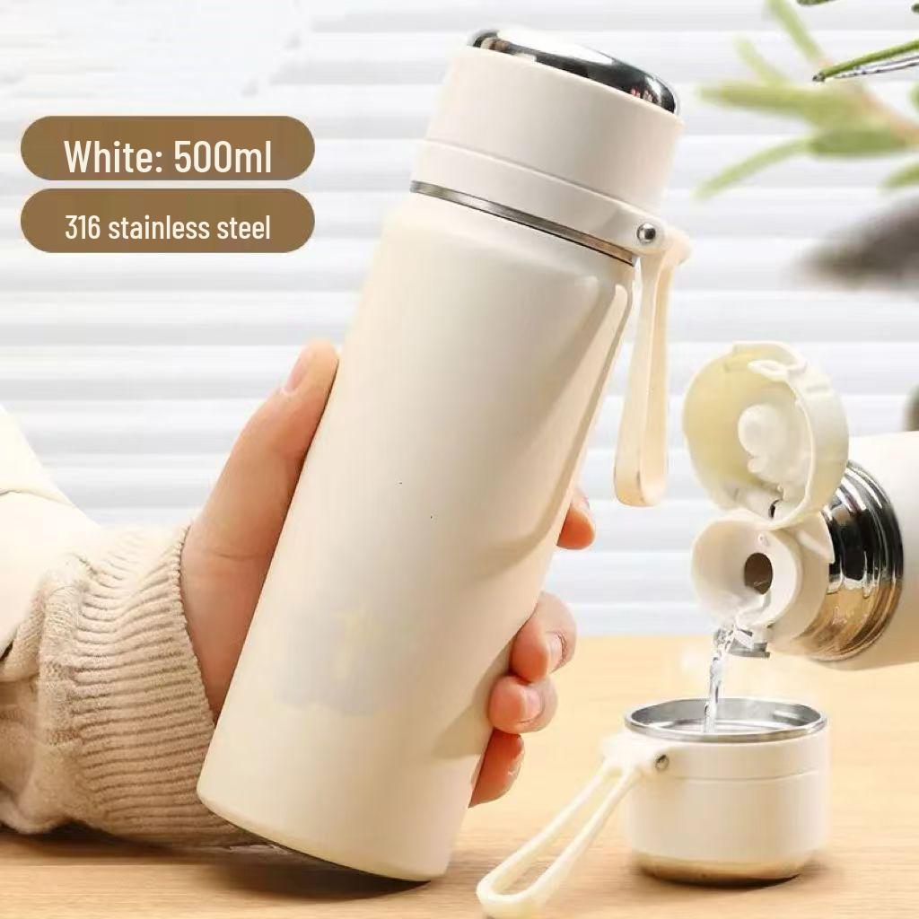 

Новая милая термокружка из нержавеющей стали 316 с крышкой для женщин и студентов 350ml