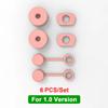 Silicone World 6PCS/Set Silicone Spill Proof Stopper For Stanley Cup 1.0 2.0 Tumbler 40oz/30oz Straw Cap LeakStopper Accessories