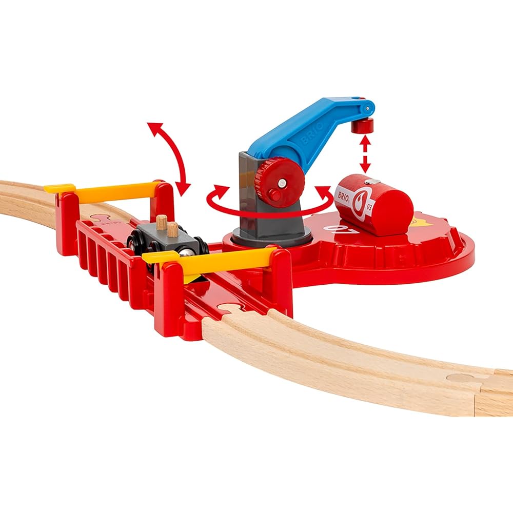 Brio Rescue Team Set 44 Pieces Wooden Toy for Ages 3+ Train Track Set