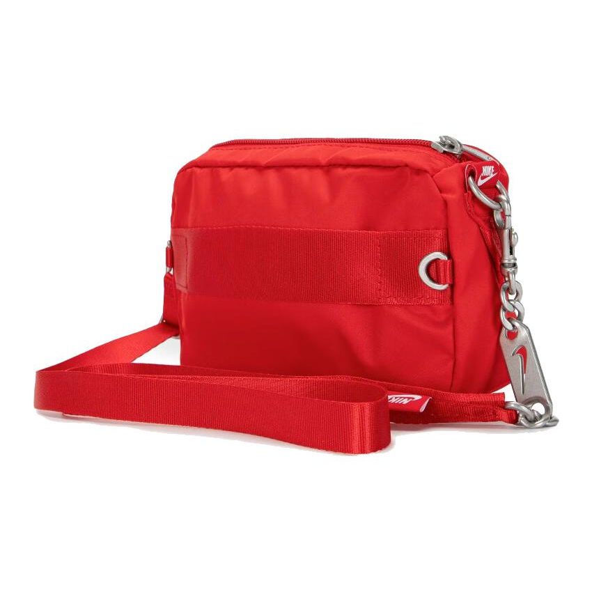 Nike Casual Sports Fabric Shoulder Bag Unisex Bags Red CW9304-657