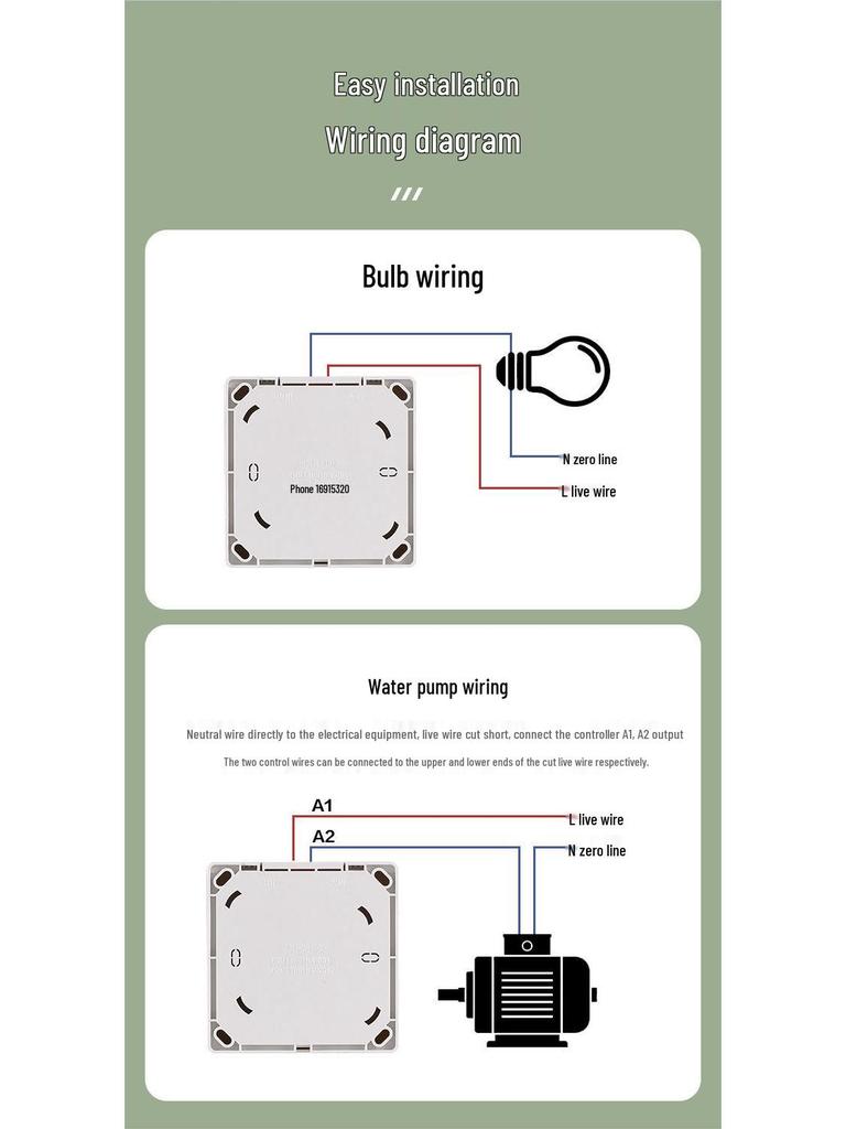220V Mechanical Timer Switch Control for Water Pump - Automatic Power Off Socket Panel
