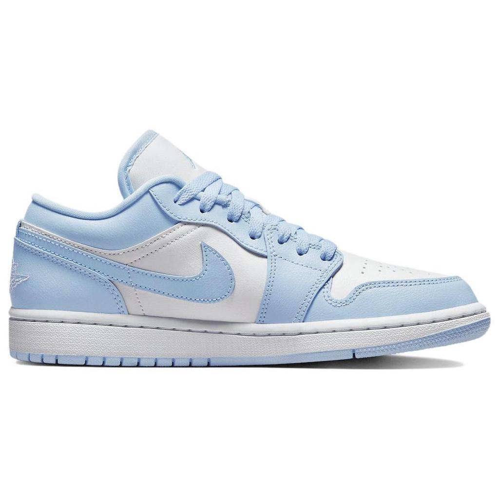 Air Jordan 1 Low Ice Blue Damskie Sneakersy Białe DC0774-141