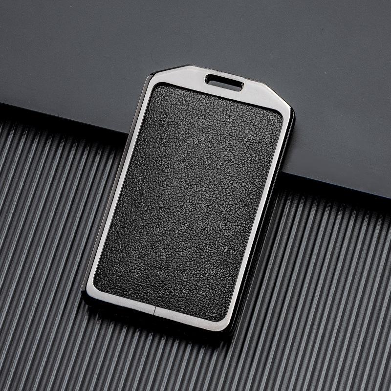 Signal Unobstructed, Suitable for Xiaopeng P7 G9 G3 P5 Metal All-inclusive Double-sided Leather Car Key Protective Case
