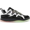 Kappa Fatty Synthetic Leather Fabric Slip Resistant Low Top Skate Shoes Unisex sneakers Black K0BZ5CS20-990