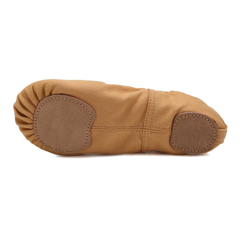 Children Girls Adults Ballet Flat Bottomed Dance Shoe Breath Canvas Soft Soled Practice Dance Shoes