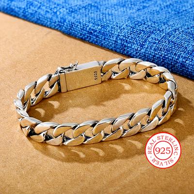 Luxuriöses handgefertigtes kubanisches Kettenarmband – langlebig, stilvoll, zeitlos, perfekt für jeden Anlass – Vintage-inspiriert, hochwertige, langlebige Accessoires