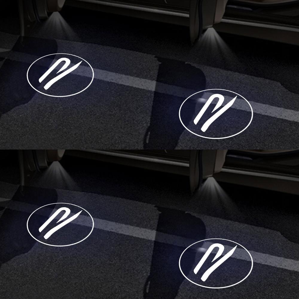 LED Car Door Logo Welcome Light Laser Projector Lamp For Volkswagen GTI R VW Golf 5 Polo Tiguan Jetta Touran Passat Beetle Rline ADFGH1