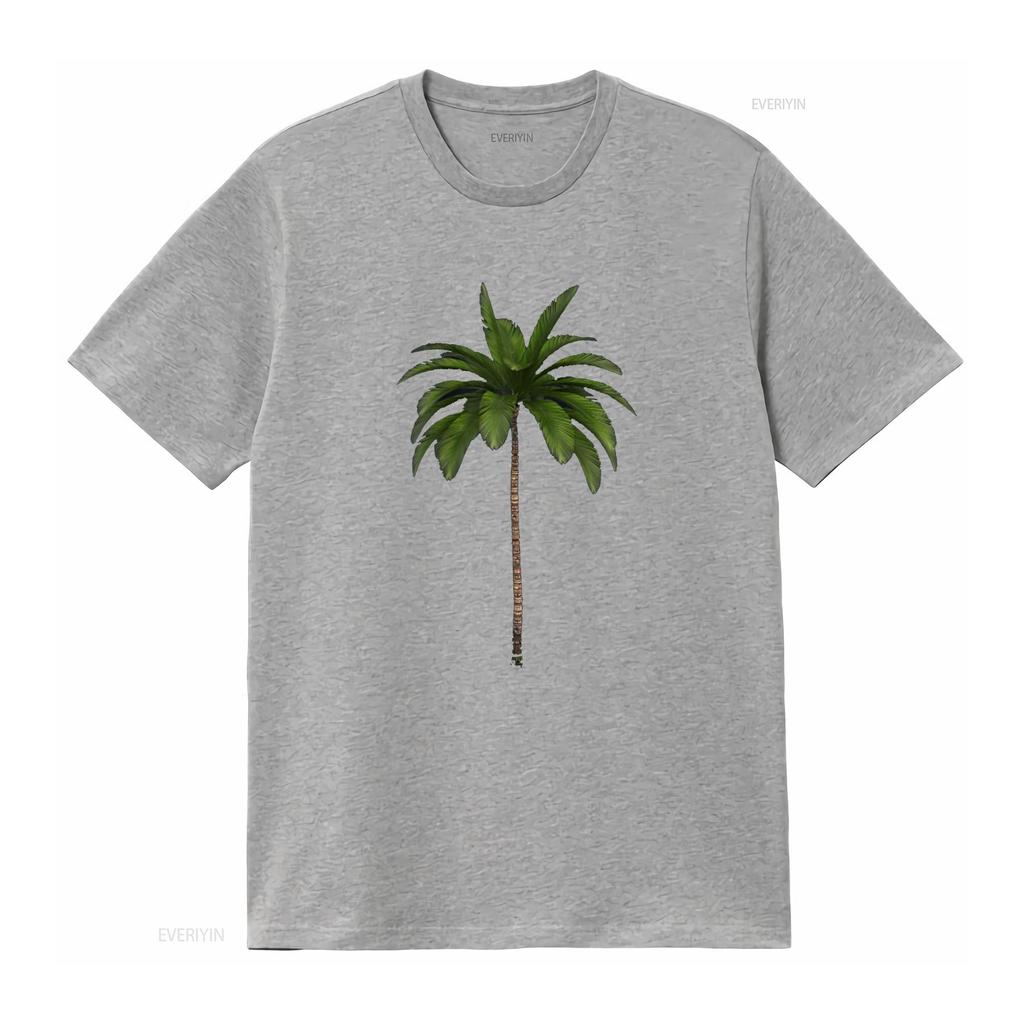 Tropical Palm Tree T Shirt vintage Washed Slightly graphic Soft streetwear Unisex Stylish designer clothes Casual Versatile