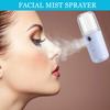 2Pcs USB Charging Facial Mister Portable Nano Mist Spray Humidifier Beauty Spray for Salon Spa Yoga