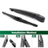 Wiper 14" Rear Wiper Blade & Arm Set Kit For Chevrolet Cruze 1 Hatchback 2008 - 2016 Windshield Windscreen Window Brush