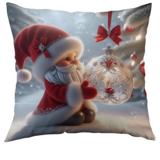 

Наволочка Снеговик Рождественская наволочка С принтом Домашняя Поясничная Спинка Офисная Подушка 45*45cm