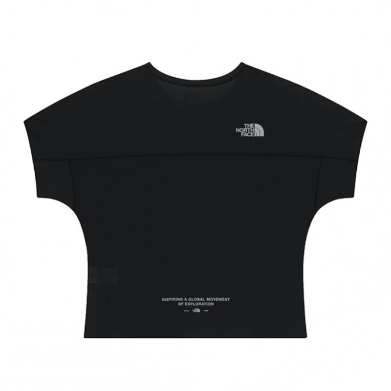 The North Face Women Dash Short Sleeve Round Tee Black Nt7ur38j