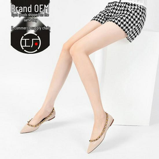 Elegant Pointed-Toe Nude High Heels for Women - 2025 Spring & Autumn Collection