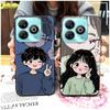 Graffiti Anti-dust Phone Case For ZTE Blade A75 4G/Z2359 TPU Couple Anti-knock Cartoon Protective Silicone Cute Durable