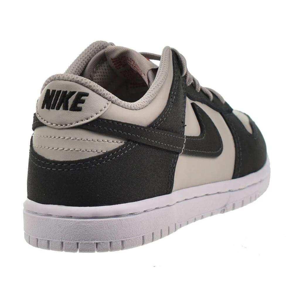 Nike Dunk Low PS Light Iron Ore Anthracite Glitter Kids Sneakers Grey White Gym-Red FZ1001-001