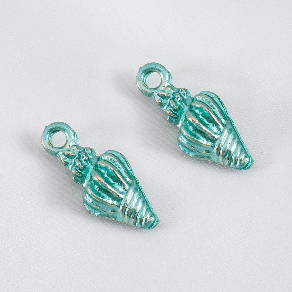 10pcs Trend White Enamel Ocean Coral Conch Fish Bones Fishtail Heart Charms Alloy Pendants DIY Necklace Keychain Jewelry Making