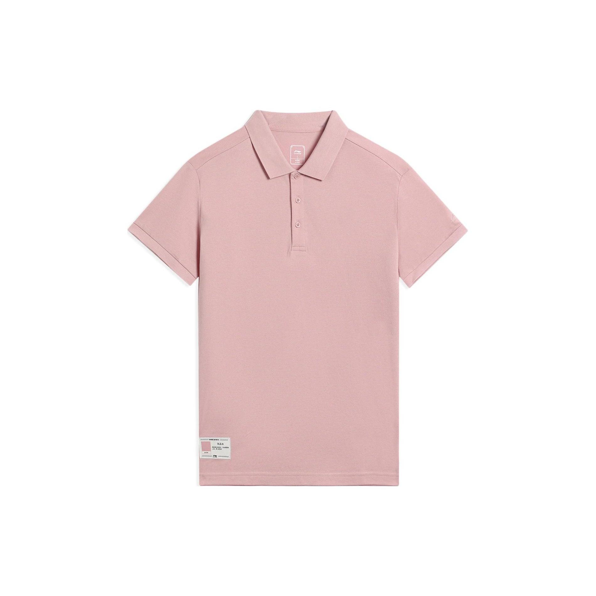 Li-Ning Lifestyle Polo Shirt Pink Men s APLS041-13 XL