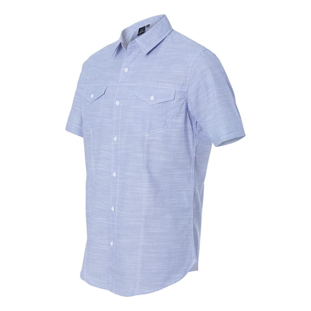 Burnside Mens Woven Textured Shirt