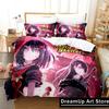 3D Print Fashion Anime Mary Skelter Finale Bedding Set Boys Girls Twin Queen Full Size Duvet Cover Pillowcase Bed Adult Bedroom