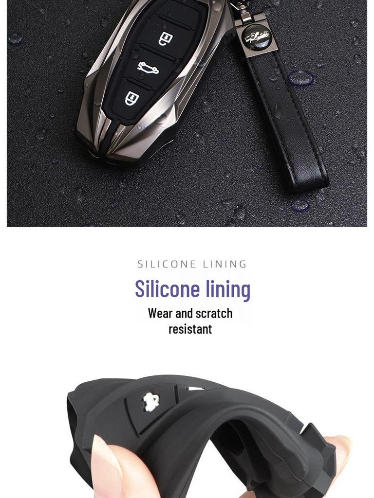 Zotye T700 T600 Damai X5 T300 Key Case: Premium Metal Shell with Buckle