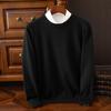 2025 Kasjmier Trui Ronde Hals Pullovers Heren Los Oversized M-3XL Gebreide Onderhemd Herfst Winter Nieuw Koreaans Casual Heren Top