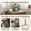 with Stand Book Lovers Statues Reading Tabletop Sign  Living Room Bookcase
