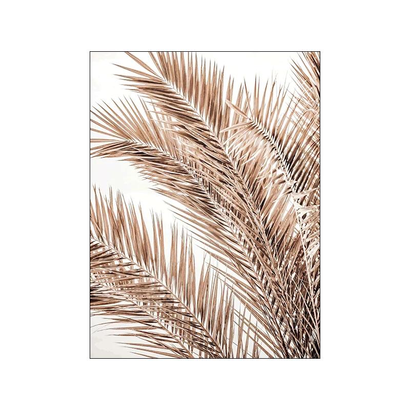 Nowoczesny Nordycki Obraz Płócienny z Kwiatami Trawy, Boho Nadmorski Krajobraz, Plakat i Druk na Ścianę do Dekoracji Domu, Salonu