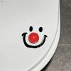 Contemporary Style Dopamine Smile Ball Toilet Lid Lifter Round Shape Handheld Toilet Seat Cover Opener for Bathroom