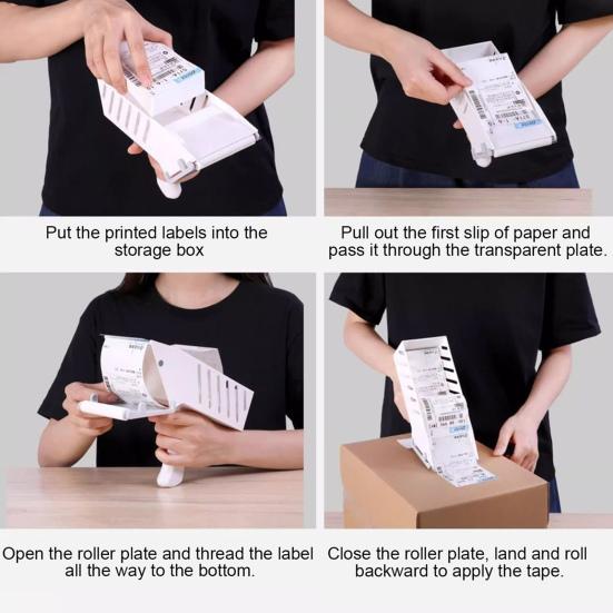 Handheld Express Label Applicator 400 Labels High Capacity Ergonomic Handle Portable Handheld Express Sheet Application Tools