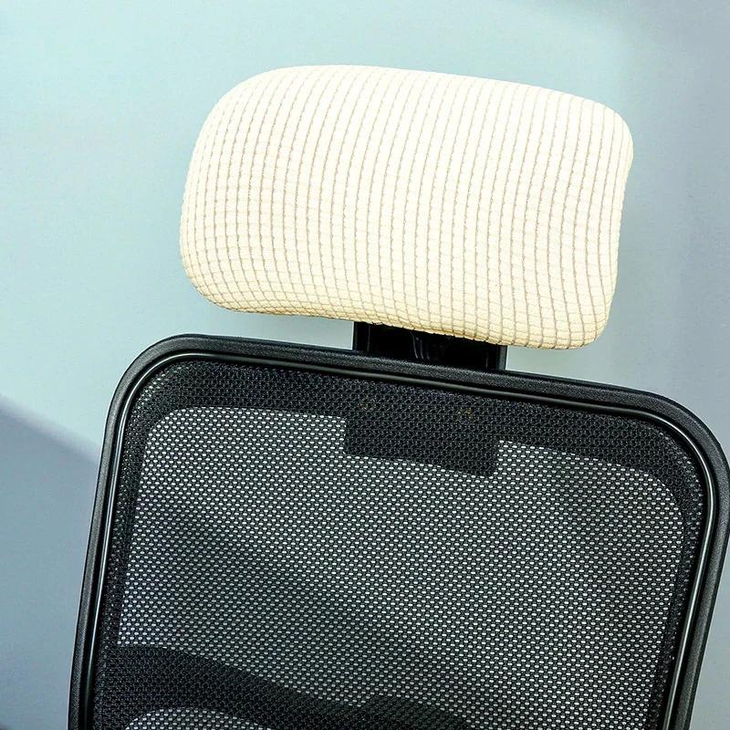 Waterproof Gaming Esports Chair Head Pillowcase Boss Chair Office Swivel Chair Head Cover Dust-proof Stain-proof Stretchy Cover