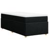 Maison Exclusive - Sommier à lattes de lit avec matelas Noir 100x200 cm Tissu