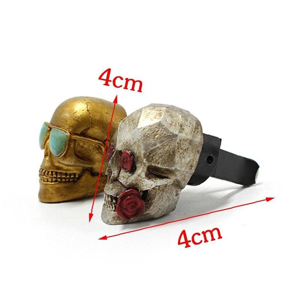 Skull Car , Scary, Clip Type, Air Conditioner, , , Gift, Halloween, Car Decoration, Set of 2